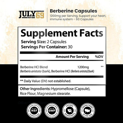 JULY69-BERBERINE 1200 MG PER SERVING