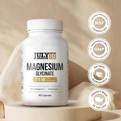 JULY69-MAGNESIUM GLYCINATE 275 MG PER SERVING