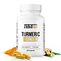 Turmeric with Ginger Capsules - Natural Dietary Supplement, 60 Vegan Capsules